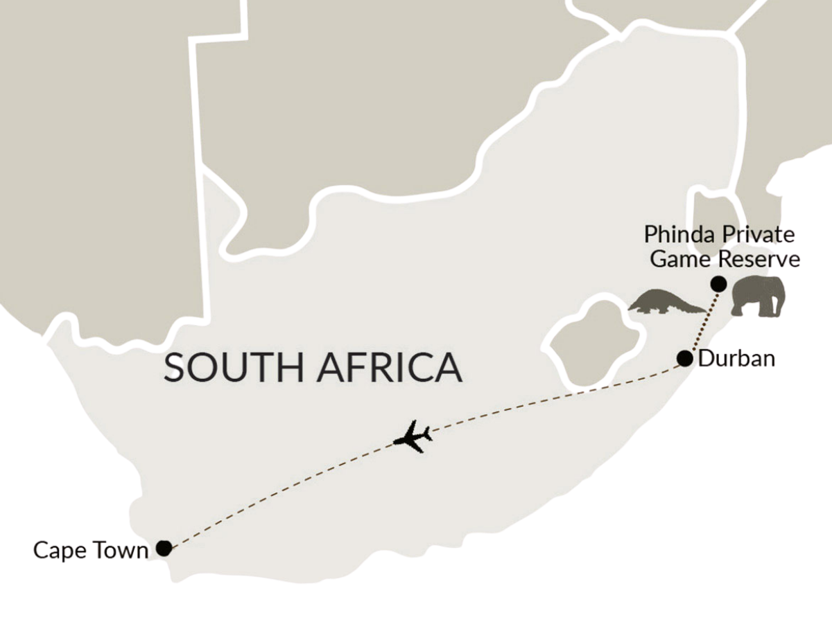 phinda map
